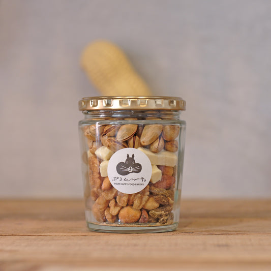 大人のための贅沢ポコ瓶「5種の燻製ナッツとチェダーチーズミックス」